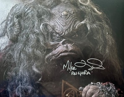 Dark Crystal Mike Edmonds Autogramm Aughra 8x10 Foto - ORIGINAL signed
