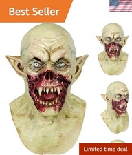 Scary Horror Creepy Demon Monster Mask for Halloween Costume Party.