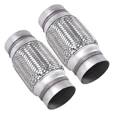 Exhaust Flex Pipe Stainless Steel Braid - 3"x6" w/Ends 8"x3"