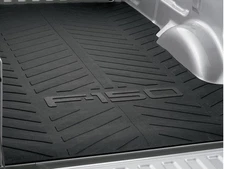 F-150® 2015-2025 Reinforced Rubber Cargo Bed Protector Mat for 5.5' Bed in Black