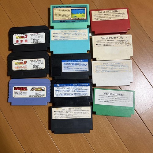 Lot of 12 Nintendo Famicom Retro Games Untested Cartridge Set JAPAN JP - Picture 2 of 2