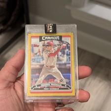 Topps 2023 World Baseball Classic Freddie Freeman #2006-1 Gold Rainbow Foil /50