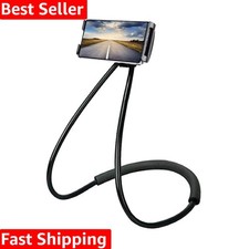 Universal Hands-Free Phone Stand with Adjustable Gooseneck  360  Rotation