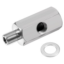 Oil Pressure Sensor Tee Adapter M10x1.0 Female To Male 18 Npt Stainless Steel Oil Pressure Sensor Tee Adapter M10x1.0 Female To Male 18 Npt Stainless Steel
