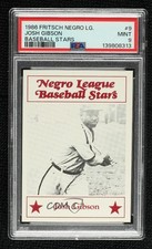 1986 Fritsch Negro League Baseball Stars Josh Gibson #9 PSA 9 MINT HOF 8d2