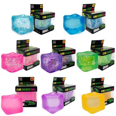 Stress Ball Fidget Toys Stress Relief Nice Cube Stress Ball Sensory Squeeze Toys