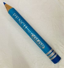 Vintage 1990 Ralphco 35&rdquo; Blue Color Pencil Piggy Coin Bank Rare HTF