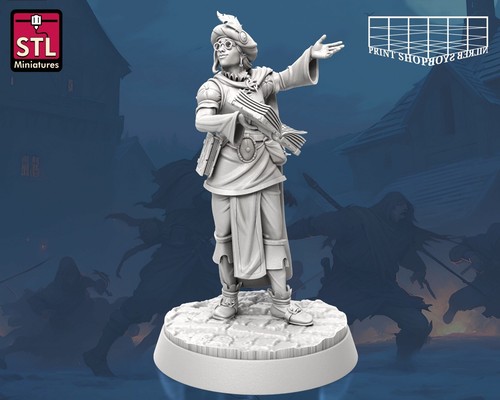 Hechicera Poetisa Miniatura Magierlehrling Heroína Figura para Ttrpg's Como D&d - Bild 1 von 8