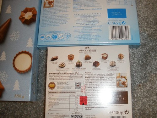 Lindt Pralinen Cailler Pralinen 3 Packungen Neu - Bild 6 von 7