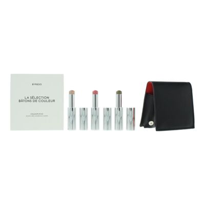 Byredo Orange 3er Set Ledertasche: Solar Flare, Flower Play, Kumato Face St