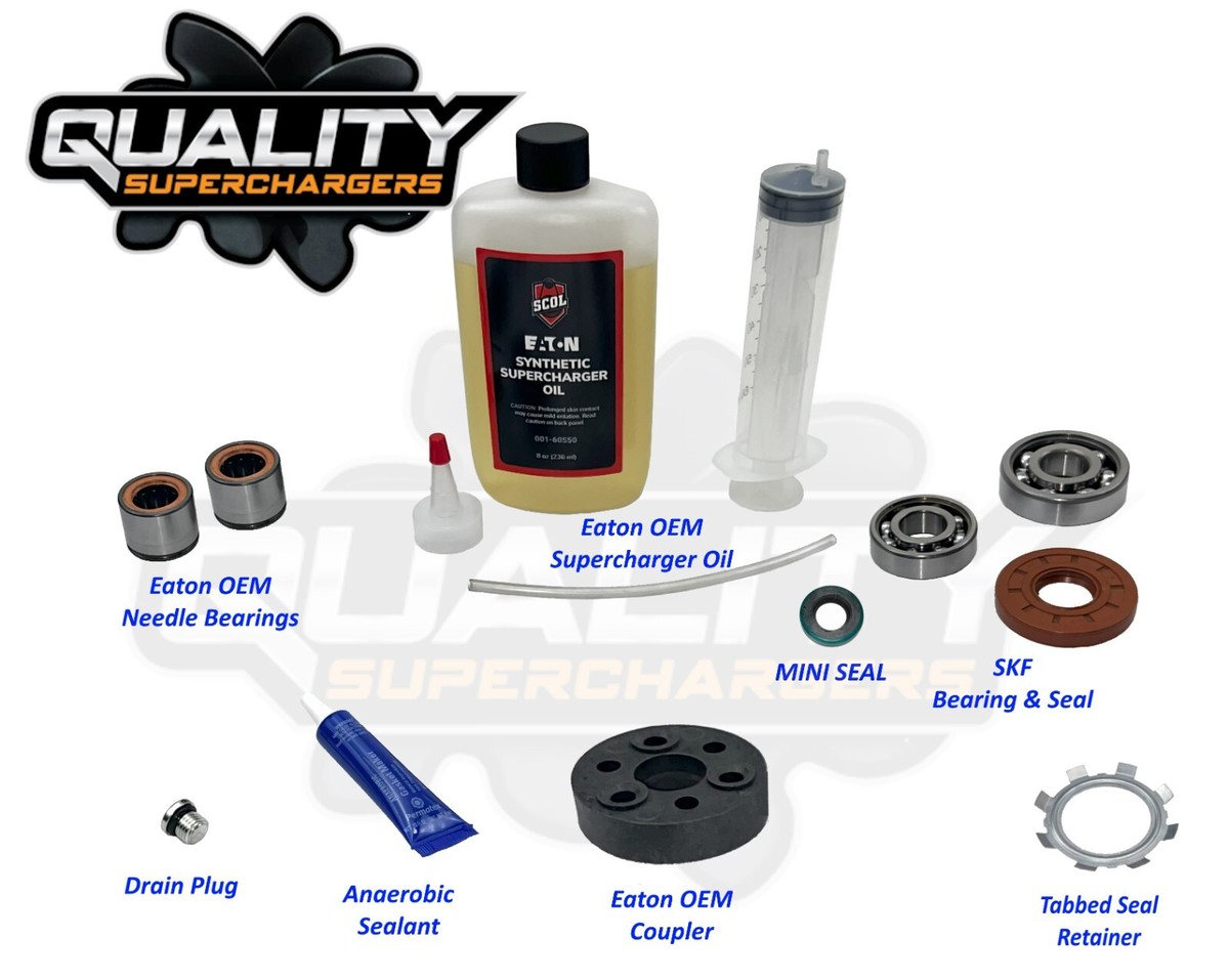 Supercharger Rebuild Repair Kit Snout & Case Needle Bearings fit
