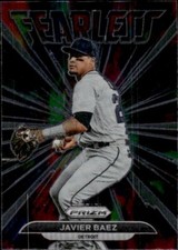 2022 Panini Prizm #FL-3 Javier Baez Fearless Detroit Tigers Baseball