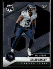 Caleb Farley 2021 Panini Mosaic #258 Tennessee Titans