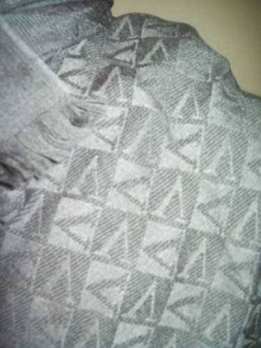Men's Scarf Made in Italy Gian Franco Ferre 72'' Long Reversible Stretchy - Picture 10 of 11