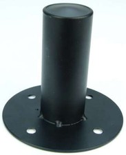 Boxenflansch Stahl schwarz - PA Boxen Flansch Einbauflansch f&uuml;r 35 mm Stative