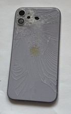 Coque originale Apple iPhone 11 cadre vitre cassée pour reconditionné violet