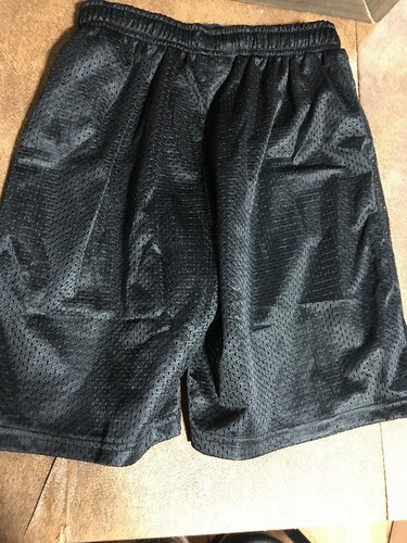Lote 2 Pantalones cortos de nylon atlético para niños YL negro cordón - Imagen 4 de 4