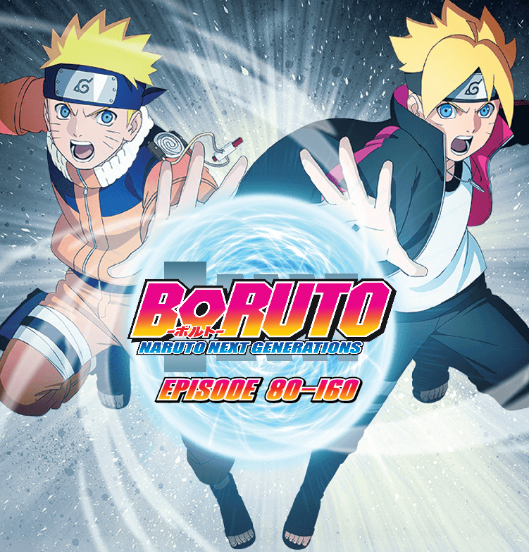 DVD - Boruto: Naruto Next Generations (Epi 80 - 160) English Dubbed +  Express