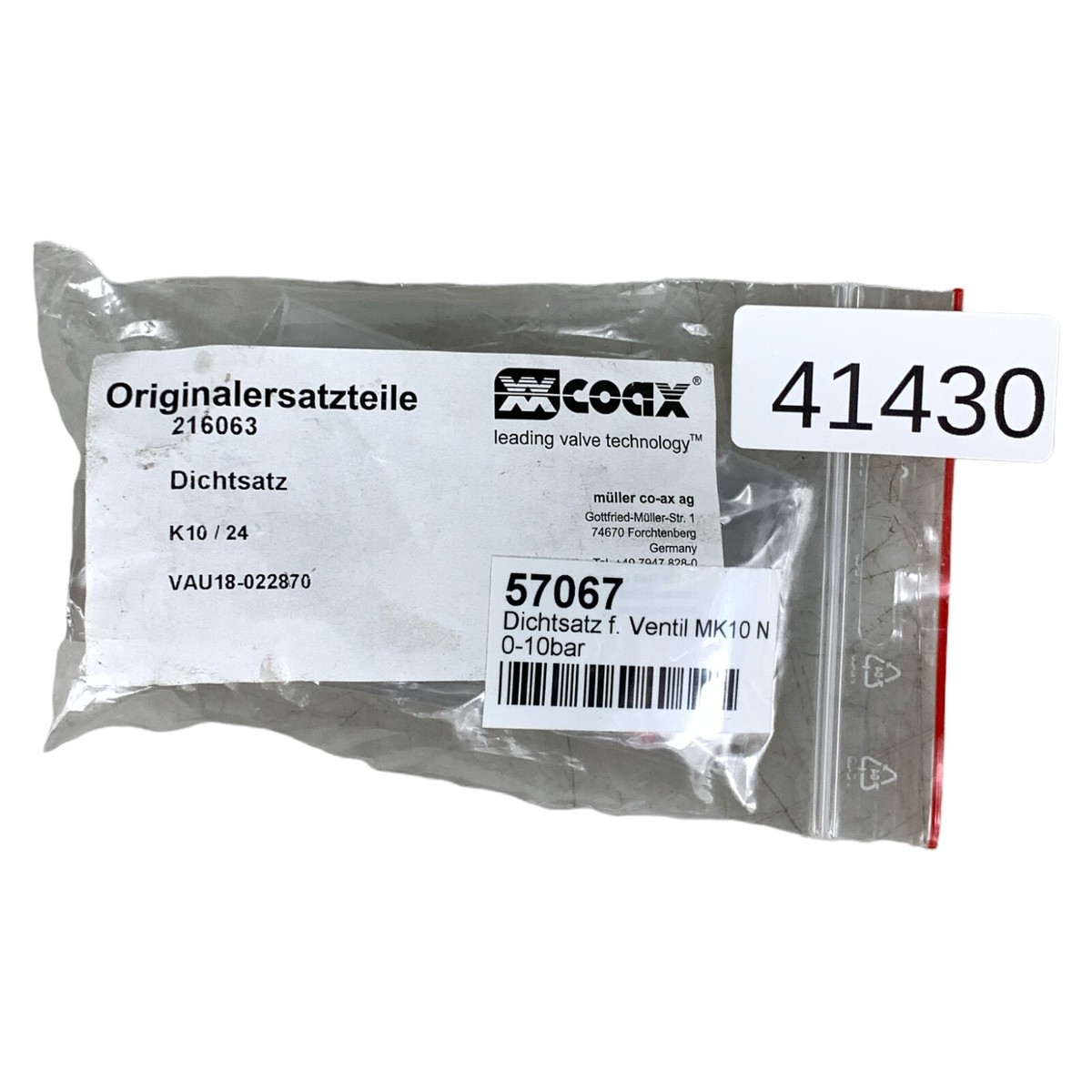 Coax K10/24 Gasket Set 216063 | eBay