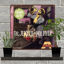Aurora Dr Jekyll as Mr Hyde model Garage Man Cave Metal Sign 12x12" 60774