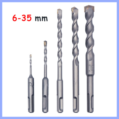 SDS + Plus Masonry Hammer Drill Bits Tungsten Carbide Brick Concrete Stone Block
