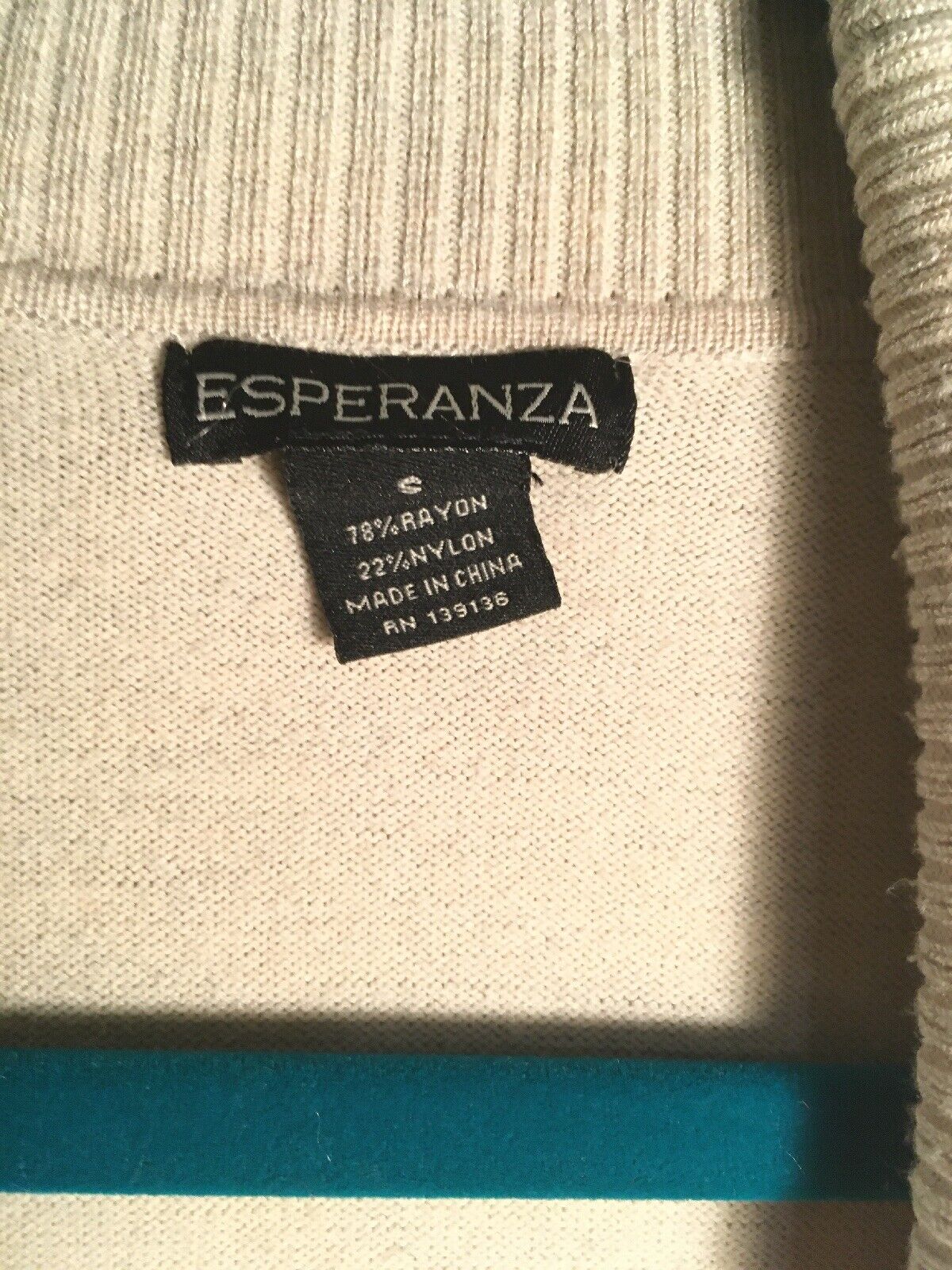 Esperanza Cardigan Sweater Womens Size Small Oatm… - image 2