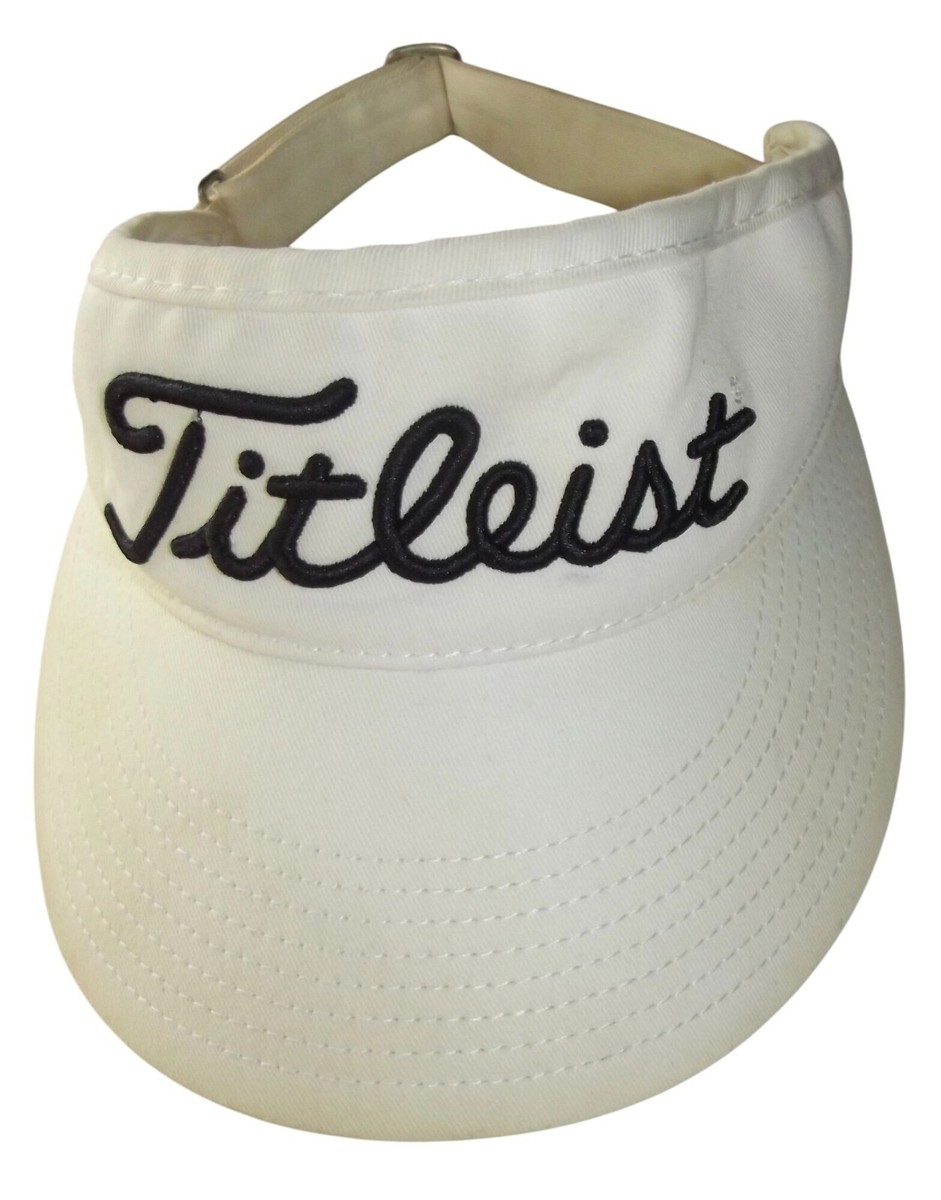 Titleist Visor White Golf Adjustable Embroidered Logo Mens  display picture 2