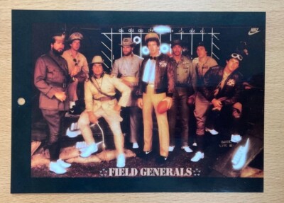 1983-85 VERY RARE MINI POSTER GLOSSY NIKE FIELD GENERALS 290226