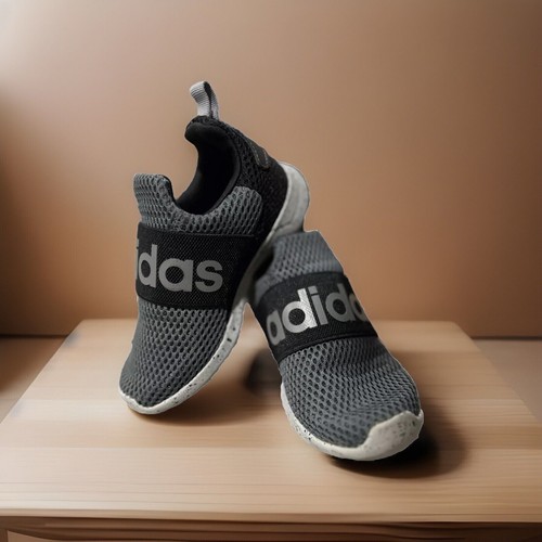 Adidas Lite Racer Adapt 4.0 Black/Grey Toddler Boy's SneakersSz 9K