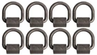 (8) 5/8" D Ring Weld On Tie Down for Flatbed Truck Trailer Chain Straps Rope