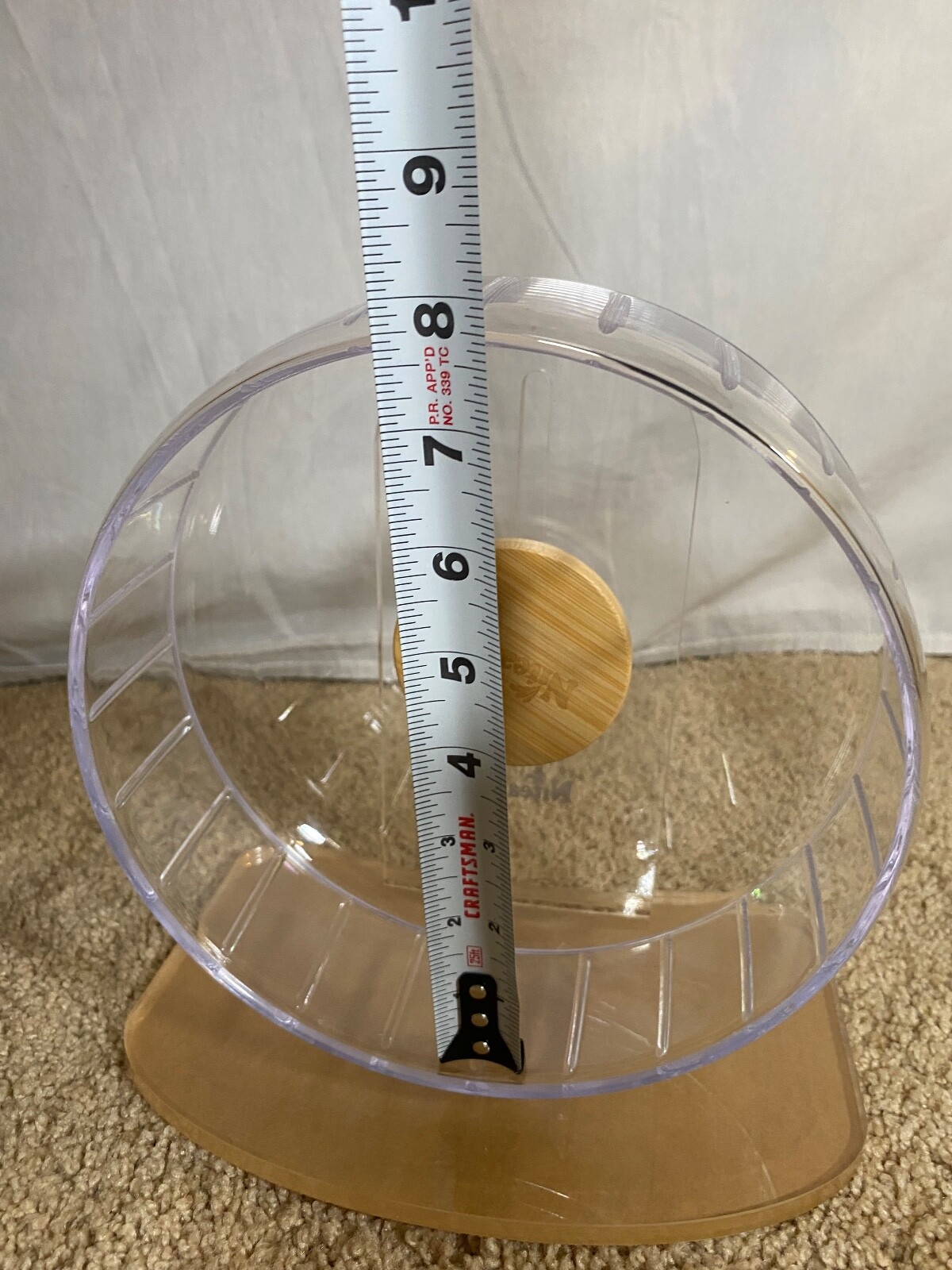 Niteangel Small Animal Silent Exercise Wheel Adjustable Height Hamster