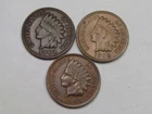 3 XF Indian Head Penny w/ Full LIBERTY: 1902, 1903, 1907.  #17