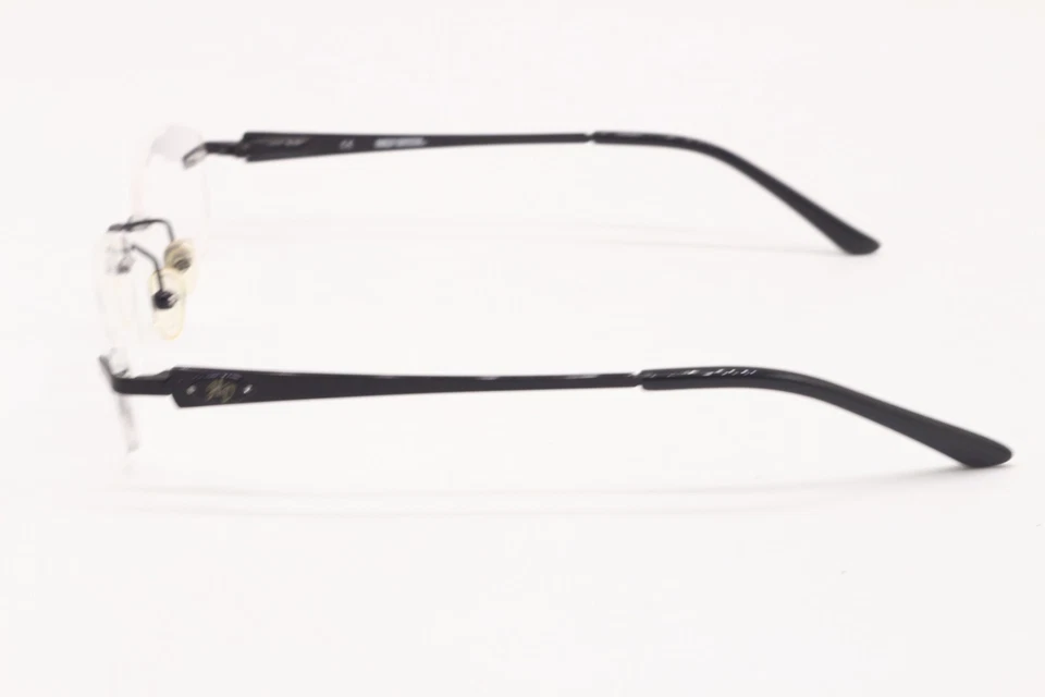 NUEVAS GAFAS HARLEY-DAVIDSON HD 506 NEGRAS AUTÉNTICAS MONTURAS DE DISEÑADOR 52-17 Foto 3 de 4