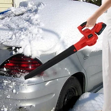 21V Cordless Leaf Snow Blower Brushless Electric Handheld Blower + 4.5Ah Battery