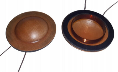 2x Aftermarket 1'' Phenolic Dome Diaphragms For Eminence APT-50 APT-80 Tweeter 8Ω