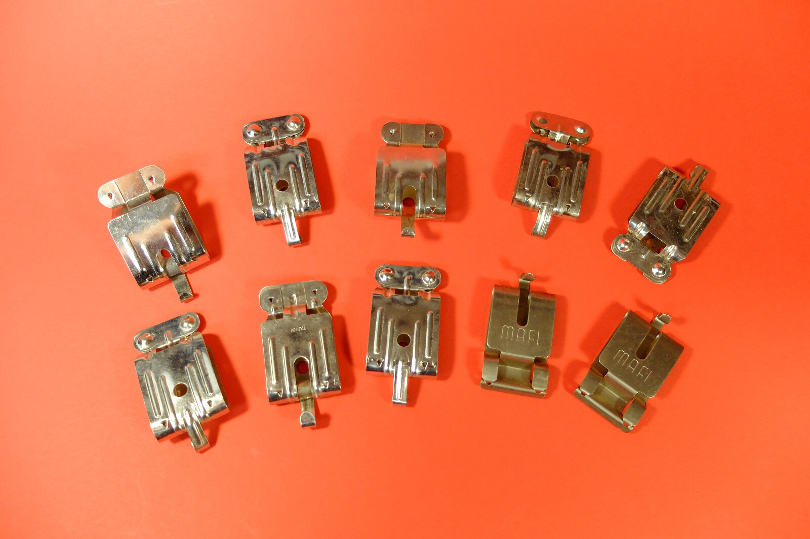 5 Paar Filmklammer Set mit Gewichtklammern Chrom- Nickel- Stahl