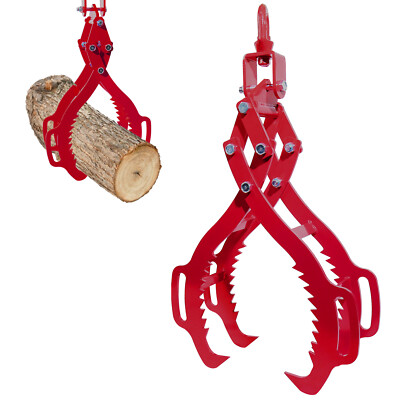 Forestry heavyduty Grapple 28in Opening Timber Log Lifting Logging Grabber JY