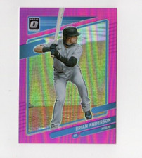 2021 Panini Donruss Optic Brian Anderson #139 Pink Prizm Miami Marlins