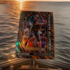 2020 Panini Prizm Draft Picks(Austin Hendrick)Power Surge#PDP167 Tiger Stripe/99