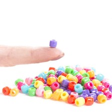 Multicolored Pony Beads  1728 Pieces