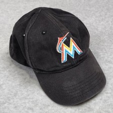 Miami Marlins Hat Youth Black MLB Baseball Cap Adjustable