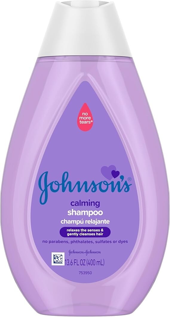 Johnson's Baby Calming Baby Shampoo with Soothing NaturalCalm Scent, Pack of 3