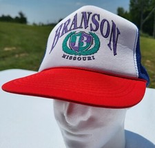 Branson Missouri Trucker Style Hat Vintage Mohrs Adjustable Snapback Adult Size