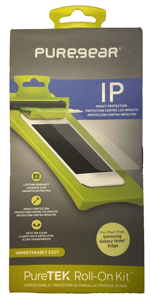 Kit enrollable PureGear PureTEK IP protector de pantalla para Samsung Galaxy Note Edge Foto 2 de 4