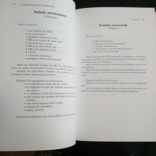 La Gastronomie de l'astrologie de Brigitte Galle Bon état ! - Picture 8 of 11