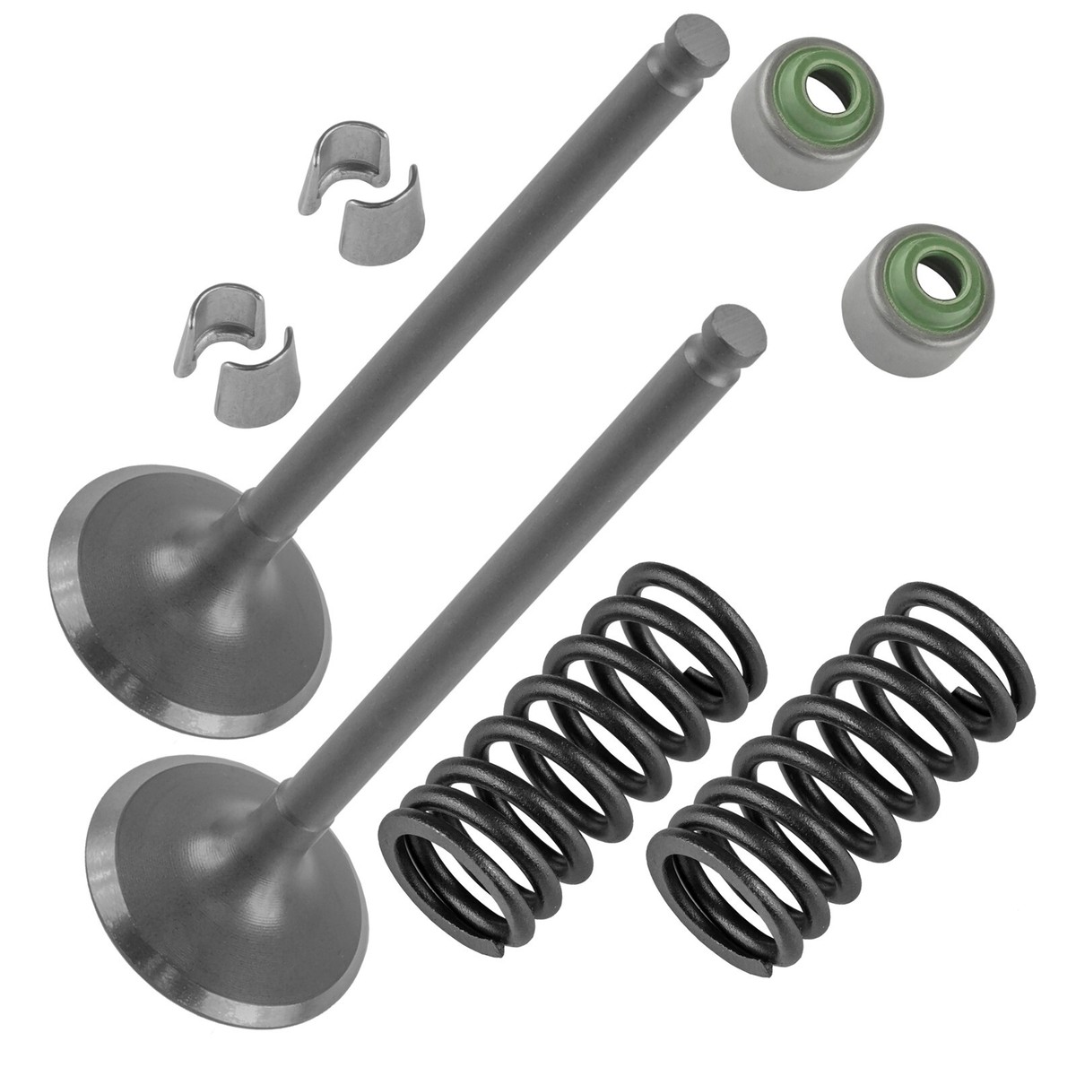 2x Exhaust Valve Kit for Yamaha YZ250F 2002 2003 2004 2005 2006