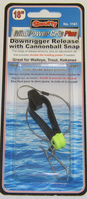Scotty 18'' Mini Power Grip Plus Downrigger W/Cannoball Snap Release Troll #1181