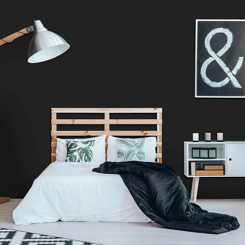 Elegant Black Self-Adhesive Wallpaper, 15.7" x 787.4" - Effortless Home Upgrade - Image 4 of 4