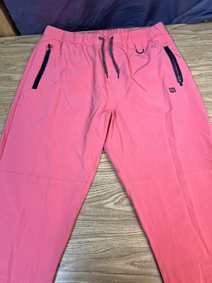 Flag Nor Fail Everyday Performance Joggers Salmon Athletic Fit Women s Large