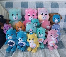 Care Bears Plush Lot of 15 Mixed Sizes 2002 2020 2021 2022 Play Along Basic Fun